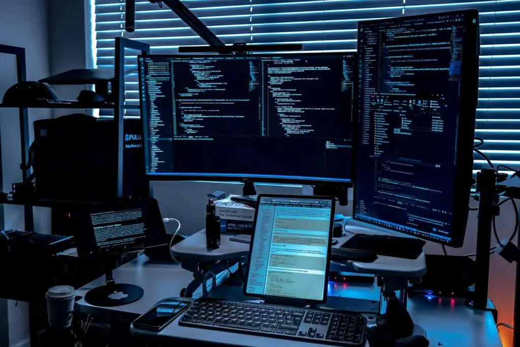 Security analyst monitoring systems