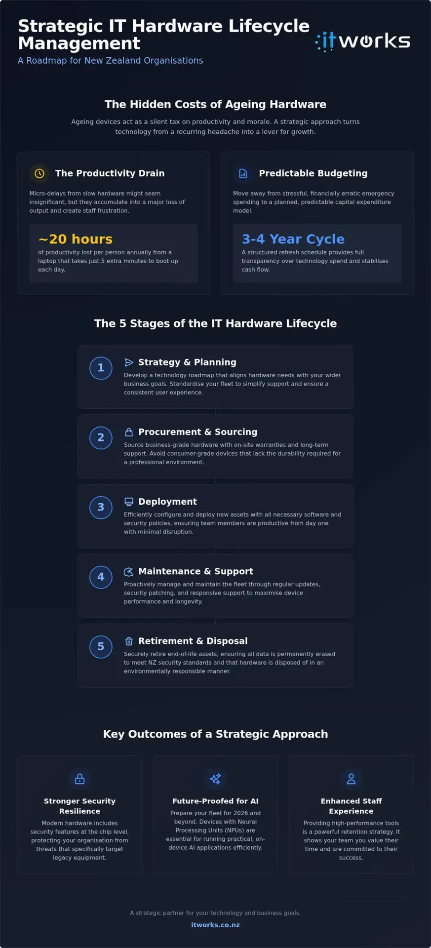 Strategic IT Hardware Lifecycle for NZ: 2026 Guide
