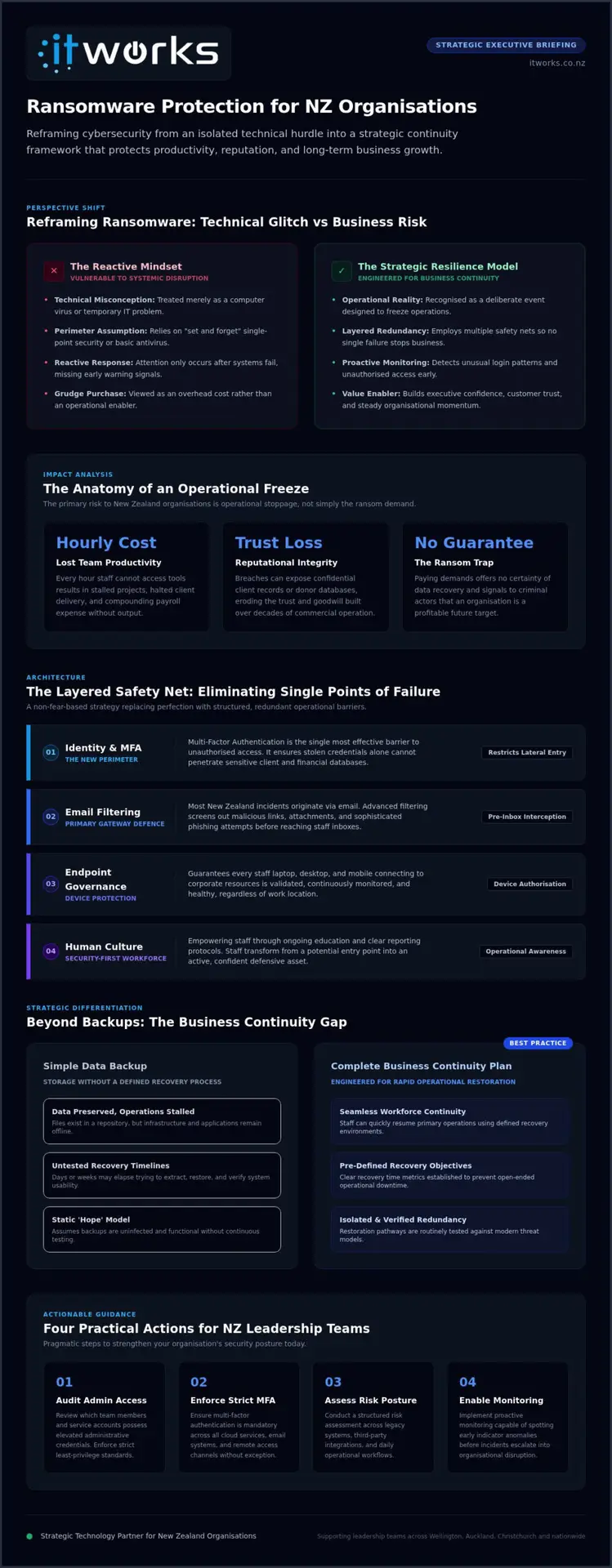 Ransomware Protection for NZ: A Strategic Resilience Guide