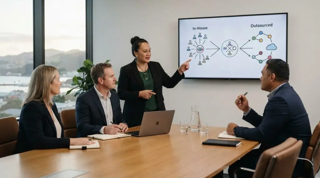 In-house IT vs outsourced: compare costs and value in NZ